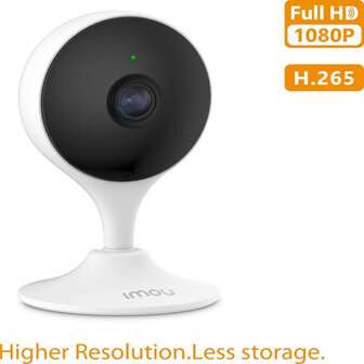 IP camera voor binnen met 2.4 GHz WiFi bewegings en geluidsdetectie en tweeweg spraakfunctie
