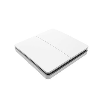Draadloze Wandschakelaar voor RF 433 MHz systeem met aan uit en dimmer functie kinetisch