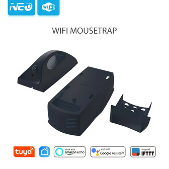 Wifi muizenval voor binnenruimtes met hoogspanning en WiFi verbinding via Tuya app
