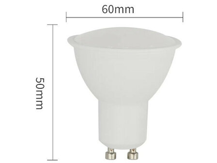 Slimme WiFi spotlight GU10 voor verlichting met RGB en CCT dimbaar licht