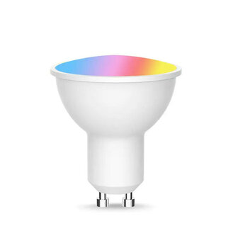 Slimme WiFi spotlight GU10 voor sfeerverlichting met dimbare RGB kleurinstelling
