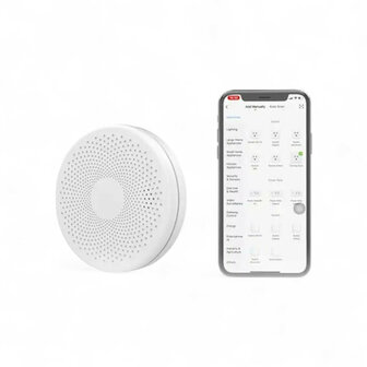 D&eacute;tecteur combin&eacute; Wifi (fum&eacute;e + monoxyde de carbone) + application