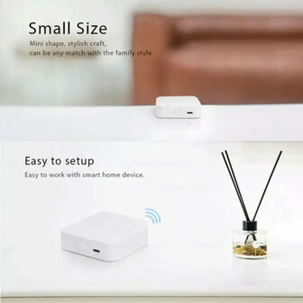Zigbee Gateway voor smart home systeem met ondersteuning tot 100 apparaten