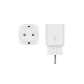 Smart tussenstekker voor binnen met wifi bediening en stroomverbruik meten
