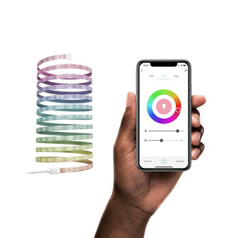 Smart ledstrip voor binnen en buiten met wifi bediening en waterdichte IP67 bescherming