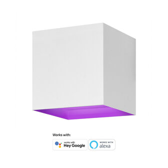 Outdoor wandverlichting voor buiten met bluetooth bediening verstelbare lichtbundel