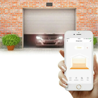 Garagedeur opener voor bestaande aandrijving met wifi bediening en spraakbesturing