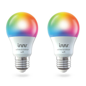 Innr ledlamp voor smart home met kleur en wit licht dimbaar E27 fitting