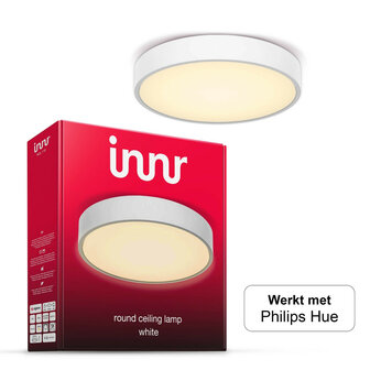 Plafondlamp voor slimme verlichting met Zigbee 3 0 dimfunctie warm wit grote fitting E27 geschikt voor Philips Hue en smart home systemen