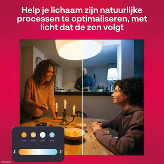 Slimme E27 lamp voor sfeerverlichting met instelbare kleurtemperatuur en Zigbee 3 0 draadloze bediening set van 2