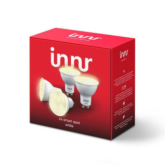 Ledspot voor binnenverlichting met Zigbee 3 0 en warm wit licht dimbaar GU10 fitting 4 pack