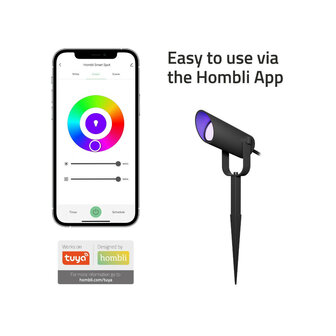 Smart Outdoor Spot uitbreiding buitenverlichting met Bluetooth Mesh en aluminium behuizing