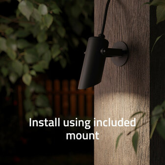 Smart Outdoor Spot uitbreiding buitenverlichting met Bluetooth Mesh en aluminium behuizing