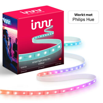 Ledstrip voor binnen met Zigbee 30 bediening compatibel met Philips Hue en kleur en wit licht