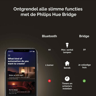 Filament Edison lamp voor sfeerverlichting met Zigbee Bluetooth E27 fitting instelbaar lichtkleur
