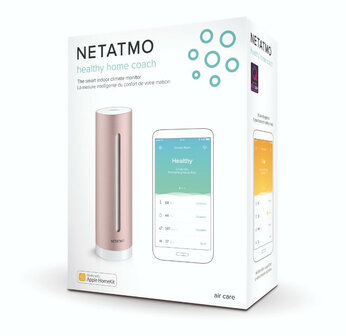 Sensor voor binnenklimaat binnengebruik met WiFi app bediening meet CO2 temperatuur vochtigheid geluid