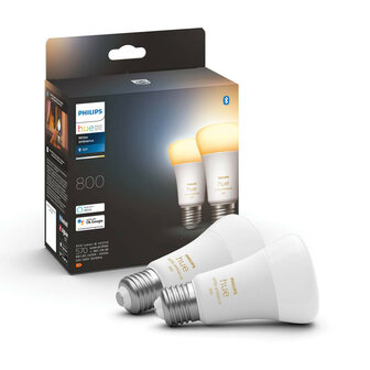 Lamp voor verlichting met grote fitting E27 instelbaar wit licht Bluetooth Zigbee 3 0 verpakking van 2 stuks