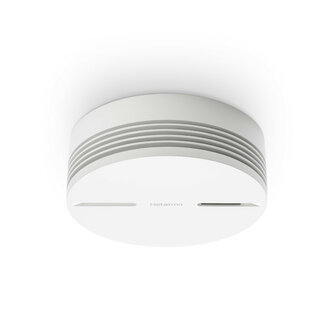 Slimme rookmelder voor woning met wifi verbinding en lange batterijduur set van 2 stuks wit kunststof
