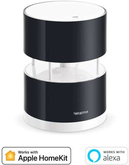 Windmeter voor gebruik met Netatmo Slim Weerstation met windbereik tot 160 KM per uur