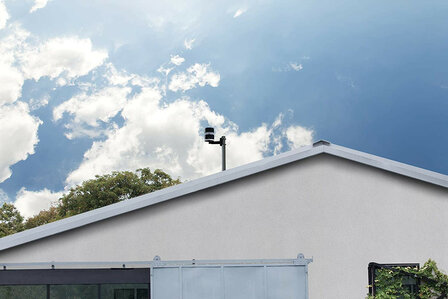 Windmeter voor gebruik met Netatmo Slim Weerstation met windbereik tot 160 KM per uur