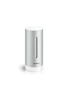 Binnenmodule voor Netatmo systeem met draadloze 868 Mhz verbinding en RVS behuizing voor binnenklimaatmonitoring
