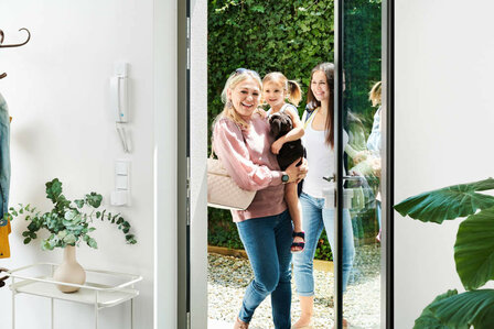 Powerpack voor Nuki Smart Lock met oplaadbare batterij lange gebruiksduur en USB C aansluiting wit