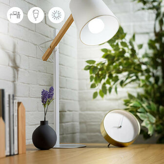 Wi Fi lamp E14 voor slimme verlichting met app bediening en instelbare lichtkleur van warm wit tot daglicht wit