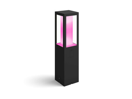 Sokkellamp voor buitenverlichting met Zigbee bediening en aluminium behuizing geschikt voor 24 volt laagspanning systeem