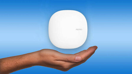 Smart Home Hub voor Samsung SmartThings met Zigbee en Zwave connectiviteit bedraad en draadloos maximaal 100 apparaten wit kunststof