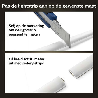 Ledstrip voor slimme verlichting met Bluetooth Zigbee 3 0 meerdere kleuren 2 meter lang uitbreidbaar