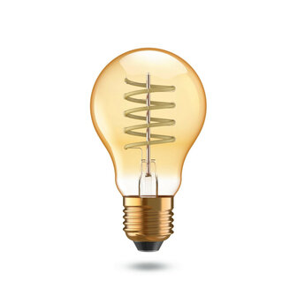 Filament lamp voor binnenverlichting met warm amberkleurig licht