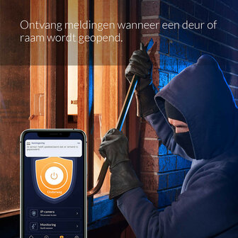Bewegingssensor voor smart home systeem met Zigbee 3 0 en detectiebereik van 8 meter
