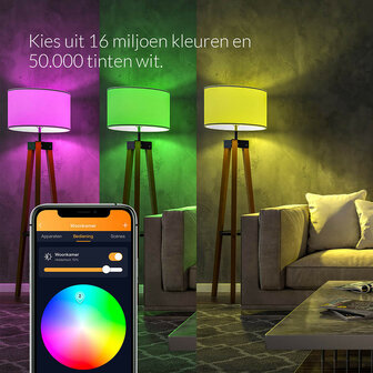 Starterset slimme verlichting binnen met Zigbee 3 0 Bridge en E27 RGB lampen