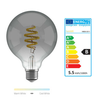 Smart lamp voor woonruimtes met wifi bediening filament technologie zonder hub