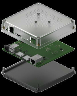 Smart hub voor smart home met bedraad protocol en lokale en cloud verbinding