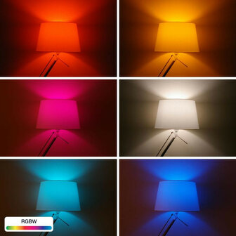 Kleur lamp voor kleine fitting met Zigbee 3 0 integratie en 470 lumen lichtsterkte in 2 pack