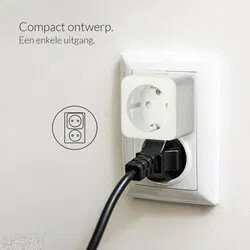 Tussenstekker voor smarthome toepassingen met app bediening en stroomverbruik meten