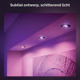 Inbouwspot voor slimme verlichting met Zigbee Bluetooth en verwisselbare spots