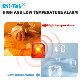 Stekkerthermostaat met NTC-sensor en Tuya Smart Life-app, 10A, Wit