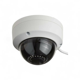 Dome beveiligingscamera binnen 4MP met nachtzicht 15m en microSD opslag, wit