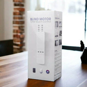 Rolgordijn motor WiFi 2.4GHz voor 38 mm buis, 230V netstroom, wit