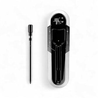 Wireless BBQ Thermometer Gray 150 Meter