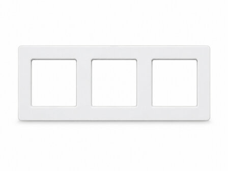 Frame voor schakelmateriaal 3 voudig wit