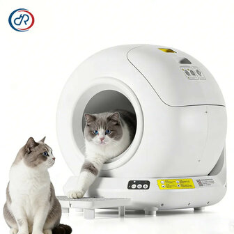 Automatische kattenbak voor APP besturing met verbeterde veiligheidsbescherming