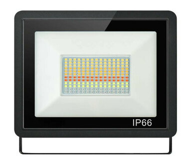 LED-schijnwerper voor buiten 100 W RGBCW met wifi en IP66