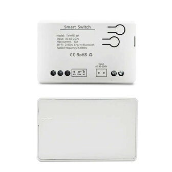 Smart Switch (COM/NO/NC) voor schakelen met Wifi app bediening en 10 Ampere capaciteit