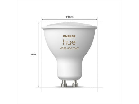 Spot verlichting voor slimme bediening met Zigbee Bluetooth kleurinstelling en GU10 fitting voor inbouwgebruik