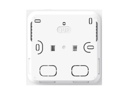 Slimme wifi inbouwthermostaat zwart voor boiler, cv-ketel en vloerverwarming