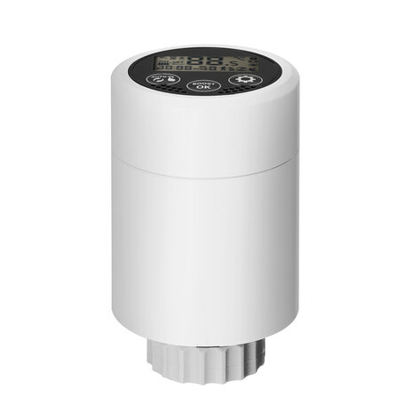 Set Slimme Programmeerbare Radiatorknoppen + Zigbee 3.0 Gateway "Basic 1"
