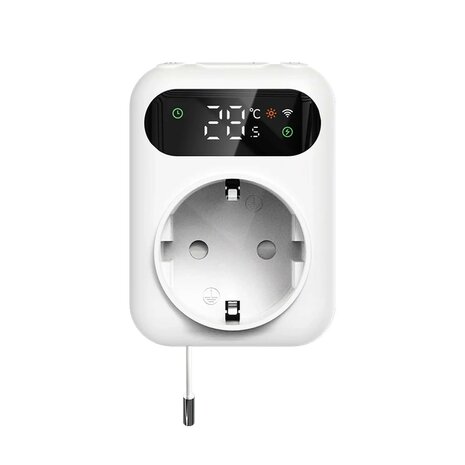 Wifi Stekker Thermostaat max 10Amp (Verwarming en Airco)